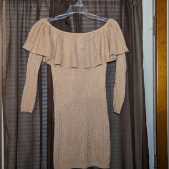 Olivaceous Ribbed Sweater Dress NWT - Picture 1 of 9